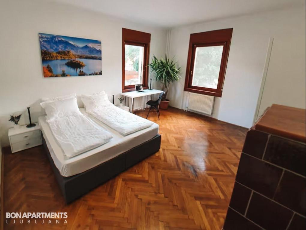 Huge Bbq Garden 2, Spacious Flat, Ac, Free Parking 2 Ljubljana Dış mekan fotoğraf